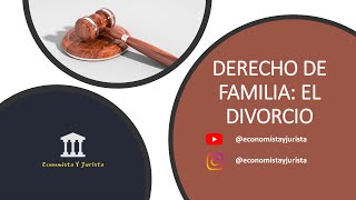 El divorcio concepto clases de divorcio y mediación y efectos Derecho Civil derecho de familia [upl. by Gretchen]