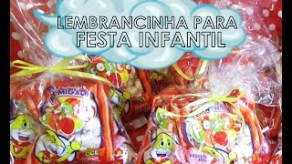 KIT DE DOCES PARA LEMBRANCINHAS DE ANIVERSÁRIO INFANTIL [upl. by Eirrot]