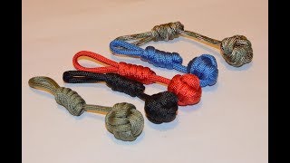 How to make a paracord monkey fist  Tutorial with no marble [upl. by Zusman]