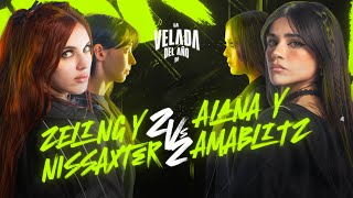 ZELING Y NISSAXTER VS ALANA Y AMABLITZ  CARA A CARA [upl. by Boony]