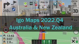 iGO Maps 2023 Australia New Zealand Free Download 2022Q4 [upl. by Koenraad]