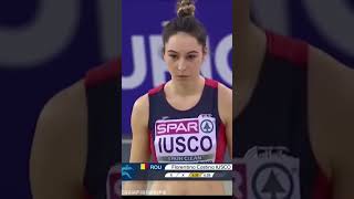 😍❤️ WOWFlorentina Iusco  Long Jump  2019 European Indoor Championships shorts athlete [upl. by Ahseenat]