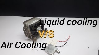 Air Cooling vs Liquid Cooling with peltier module for making fridge [upl. by Sicnarf]