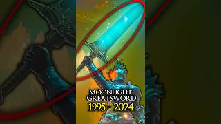 Evolution Of The Moonlight Greatsword 19952024 shorts [upl. by Akital]