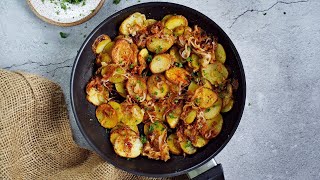 How To Make Lyonnaise Potatoes A Classic French Side Dish [upl. by Eiramalegna]