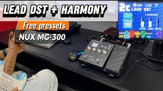 NUX MG300 LEAD DST  HARMONY  Free pressets [upl. by Rubina]