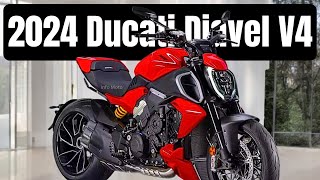 2024 Ducati Diavel V4  Sporty motorcycle with a muscular design [upl. by Hobey]