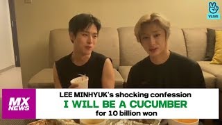 ENG sub V LIVE MONSTA X  HyungwonampMinhyuk talking about their hateful food [upl. by Aridaj]