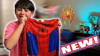 NEW SPIDERMAN SUIT The one he uses at the end of NO WAY HOME Review of SpiderMan suit spiderman [upl. by Jamille]