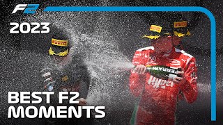 Top F2 Moments  2023 FIA Formula 2 Season [upl. by Lyford818]