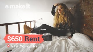 We Pay Under 700Month To Rent Micro Apartments In NYC  Unlocked [upl. by Oinimreh882]