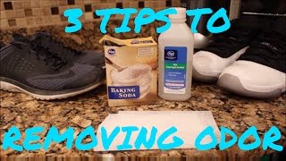 TOP 3 WAYS TO REMOVING SNEAKER ODOR [upl. by Lleryd]