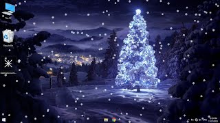 Add Snow On Desktop in Windows 1011 [upl. by Ereveniug]