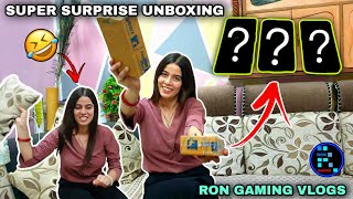 Ron amp Momo Unboxing With Super Twist  RON GAMING VLOGS [upl. by Jauch]