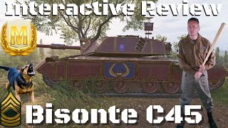 Bisonte C45 Interactive Tank Review World of Tanks Console [upl. by Amaso]