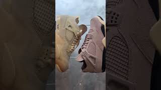 InHand Look At The quotWhile You Were Sleepingquot A Ma Maniere x Air Jordan 4 Materials Fit etc [upl. by Ahsimet869]