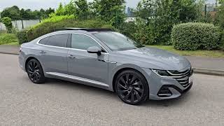 2023 Volkswagen Arteon 20 TSI RLine DSG Moonstone Grey Pan Roof [upl. by Annahgiel564]