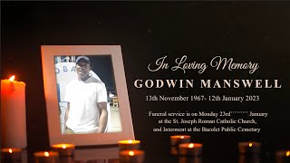 Celebrating The Life of Godwin Manswell Burial [upl. by Notelrahc920]