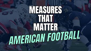 Sports Science Measures that Matter in American Football NFL [upl. by Aleina]