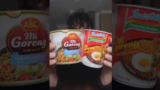 Indomie Mi Goreng VS ABC Mi Goreng blind taste test [upl. by Biamonte133]