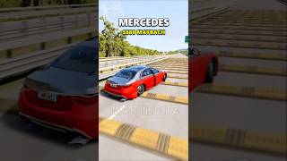 Cars versus big speed bumps beamng beamngdrive beamngcrashes car cars [upl. by Garlinda]