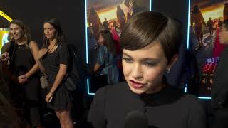 Bad Times at the El Royale Cailee Spaeny Red Carpet Premiere Interview  ScreenSlam [upl. by Kablesh555]