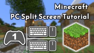 Minecraft PC Split Screen Tutorial with Nucleus CoOp [upl. by Amorita981]