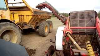 Clips of modified Grimme CS1500 prototype rockpicker [upl. by Ettenan]