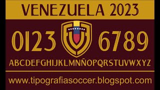 Tipografía Venezuela 2023 FREE DOWNLOAD [upl. by Amihc175]