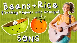 Rhyming Food Song  But Nothing Rhymes with Orange [upl. by Oiralednac344]