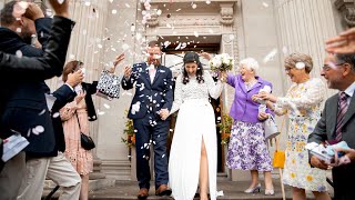 Chic Wedding in Marylebone Town Hall in London [upl. by Leummas]