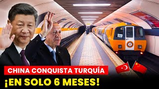 Los MEGAPROYECTOS más Increíbles  China Construye el metro más veloz en Turquía en solo 6 MESES [upl. by Wylma]