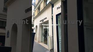 ParisLuxury Shopping Rue Saint Honore [upl. by Hayilaa]