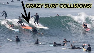 Crazy Surf Collisions and Crashes [upl. by Tnilf]