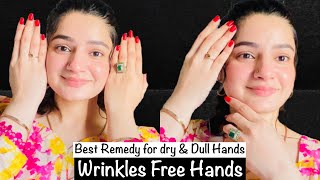 REMOVE WRINKLES FROM HANDS  GET YOUNGER LOOKING HANDS [upl. by Thad]