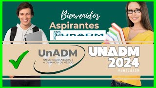 Regístrate en la UnADM – Convocatoria 2024 – Documentos unadm 📜📄✅ [upl. by Asyl]