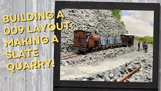 Secrets for a STUNNING slate quarry 009 model railway scene [upl. by Nezah]