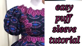 How to make a puff sleevecutting and stitching [upl. by Chryste]