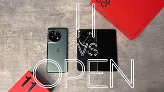 OnePlus 11 vs OnePlus Open Comparison Overview [upl. by Dori]