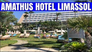 🔴 AMATHUS HOTEL LIMASSOL CYPRUS  MORNING WALKING TOUR [upl. by Ssew]