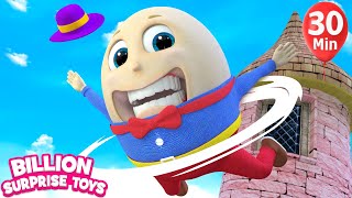 Humpty Dumpty Part 2  BillionSurpriseToys Nursery Rhymes Kids Songs [upl. by Harleigh523]