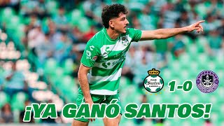 SANTOS VUELVE A GANAR EN LIGA MX CLAUSURA 2024 JORNADA 8  EN ZONA FUT [upl. by Morel621]