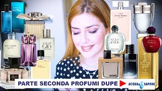 PROFUMI dupes ACQUA E SAPONE parte 2  copie profumi DUPE di marca uomo e donna  profumi famosi [upl. by Otsirc]