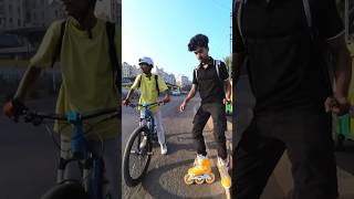 Skating और Cycle 😃 vishalskater streetskating minivlog skaterboy indorecity vlog [upl. by Sternick788]