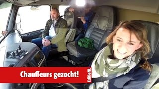 Met de vlam in de pijp Lonneke leert vrachtauto rijden  EDITIE NL [upl. by Reifnnej]