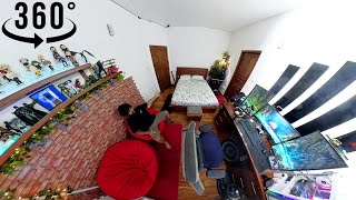 360° Video  මගේ පුංචි Gaming Room එක [upl. by Ynnam]