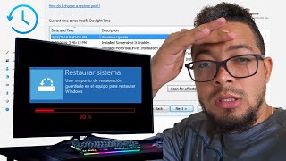 Cómo RESTAURAR sistema en Windows 10  Reparar Windows [upl. by Lenaj]