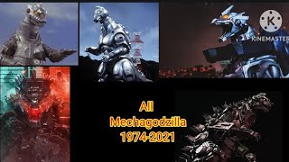 All Mechagodzilla 19742021 [upl. by Marlea]