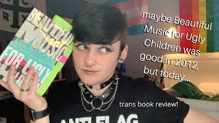 this trans YA novel was disappointing at best  trans book review [upl. by Westfall849]