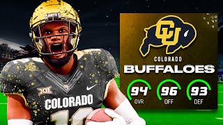 THE COLORADO REBUILD College Football 25 Dynasty Season 1 [upl. by Gnehc]